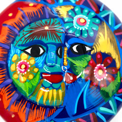 Mexican Painted Sun and Moon Trinket Box-Storage & Organisation-Siesta Crafts