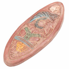 Mayan Oval Ceramic Plaque-Central & South American-Siesta Crafts