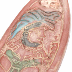 Mayan Oval Ceramic Plaque-Central & South American-Siesta Crafts