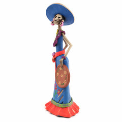 Medium Catrina Ceramic No.36-Ornaments & Figurines-Siesta Crafts
