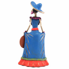 Medium Catrina Ceramic No.36-Ornaments & Figurines-Siesta Crafts