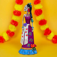 Medium Catrina Ceramic No.40-Ornaments & Figurines-Siesta Crafts