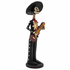 Day of The Dead Mariachi Ceramic-Ornaments & Figurines-Siesta Crafts
