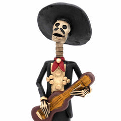 Day of The Dead Mariachi Ceramic-Ornaments & Figurines-Siesta Crafts