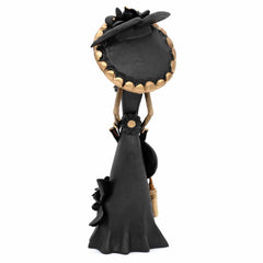 Black Calavera Catrina Ceramic - 25cm-Central & South American-Siesta Crafts