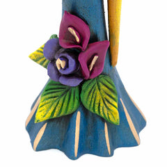 Calavera Catrina Ceramic with Hat - 37cm-Central & South American-Siesta Crafts