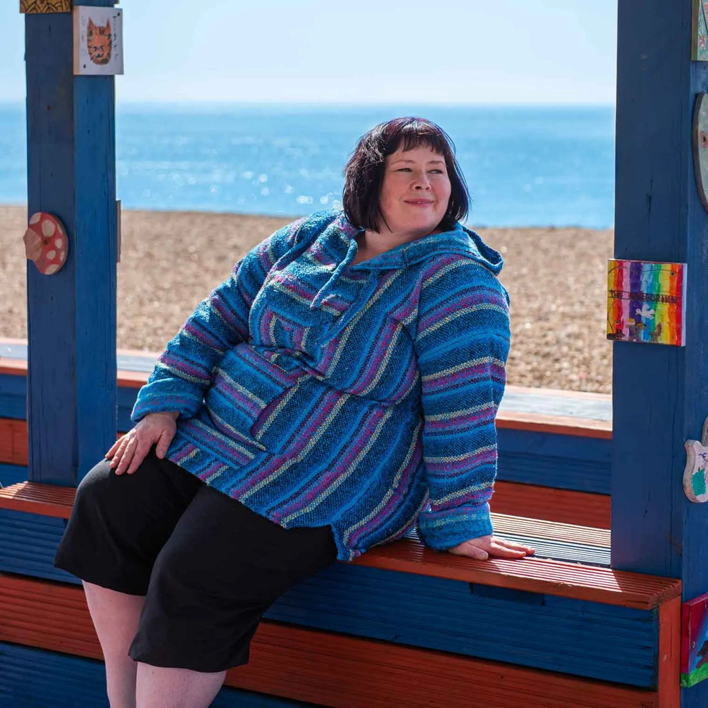 Baja Top - Blue Candy-Baja Hoodies-Siesta Crafts