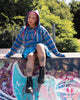 Baja Top - Blue Candy-Baja Hoodies-Siesta Crafts
