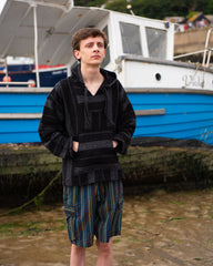 Nepalese Stripe Board Shorts-Shorts-Siesta Crafts
