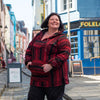 Baja Top - Red and Black-Baja Hoodies-Siesta Crafts