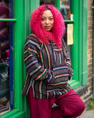 Baja Top - Rich Stripe-Baja Hoodies-Siesta Crafts