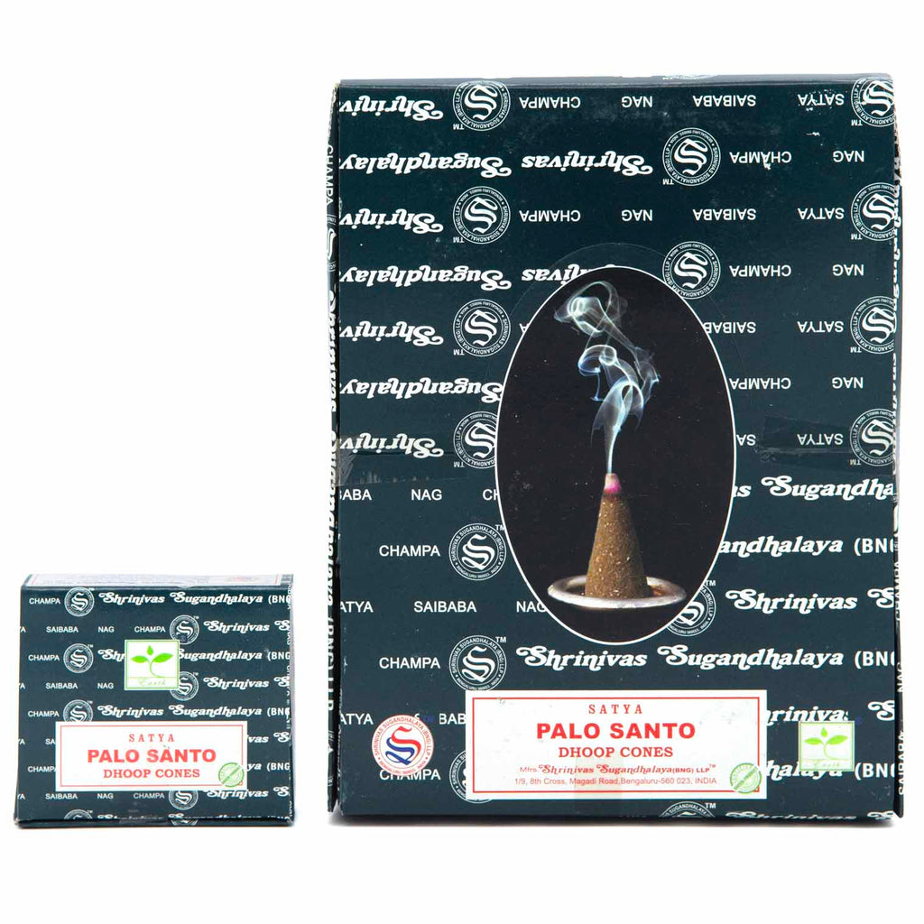 Satya Palo Santo Incense Cones-Cone Incense-Siesta Crafts