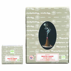 Satya White Sage Incense Cones-Cone Incense-Siesta Crafts