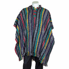 Cotton Poncho-Coats, Jackets & Ponchos-Siesta Crafts