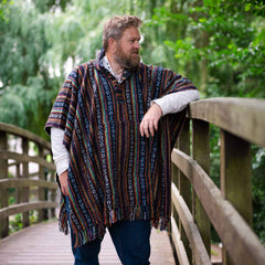 Cotton Poncho-Coats, Jackets & Ponchos-Siesta Crafts