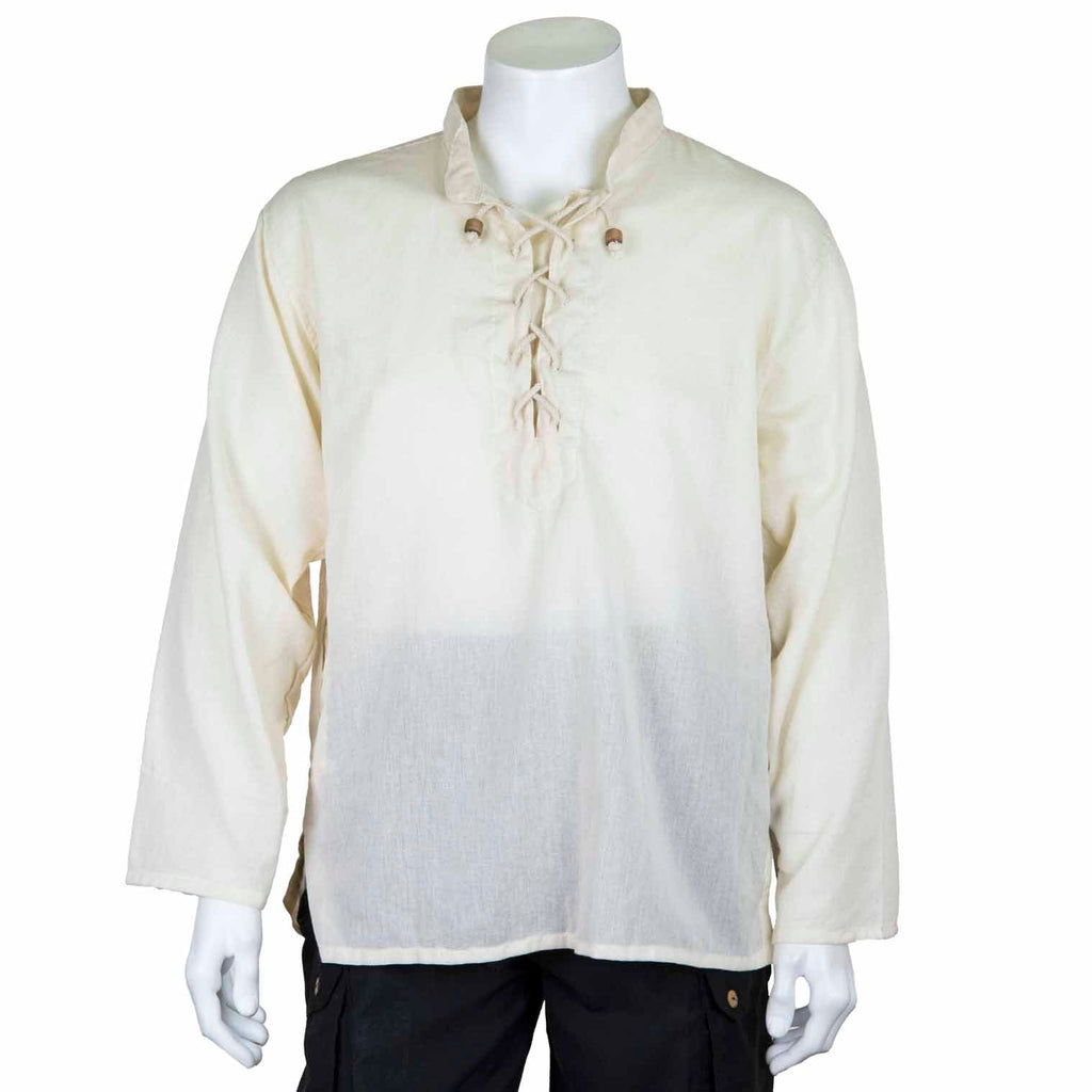 Pirate Style Lace Up Shirt-Shirts-Siesta Crafts