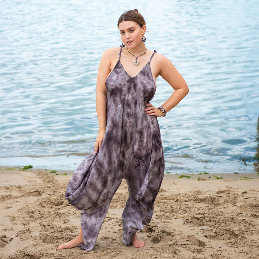 Tonal Tie Dye Jumpsuit-Dungarees & Jumpsuits-Siesta Crafts