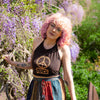 Peace Design Halter Neck Top-Tops-Siesta Crafts