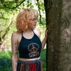 Peace Design Halter Neck Top-Tops-Siesta Crafts