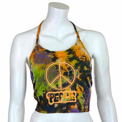 Peace Design Halter Neck Top-Tops-Siesta Crafts