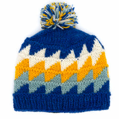 Zig Zag Bobble Hat-Hats-Siesta Crafts