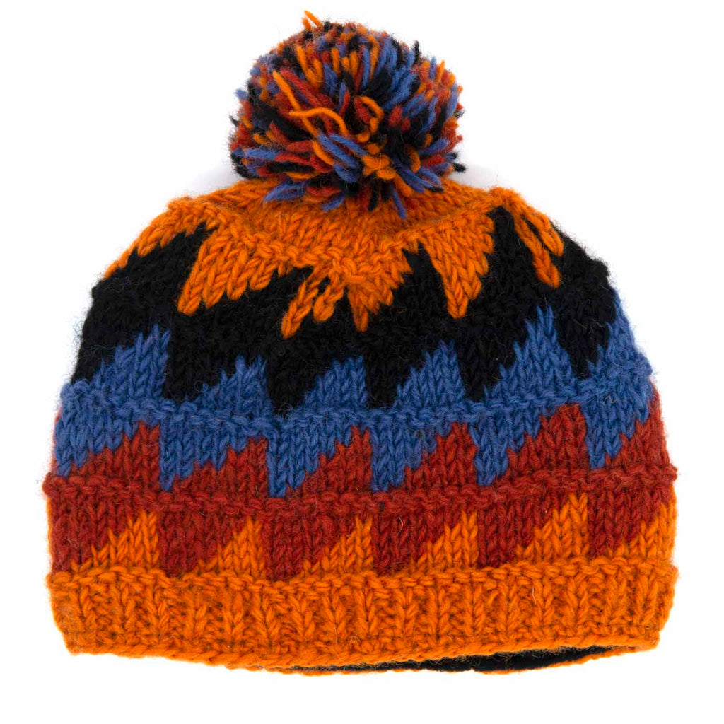 Zig Zag Bobble Hat-Hats-Siesta Crafts