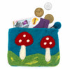 Mushroom Felt Purse-Bags & Purses-Siesta Crafts