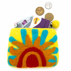 Sunrise Felt Purse-Bags & Purses-Siesta Crafts