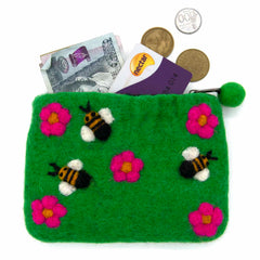 Bees Felt Purse-Bags & Purses-Siesta Crafts
