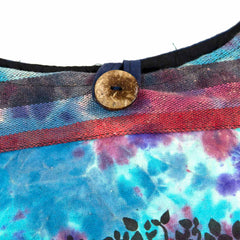 Ripped Cotton Tree Print Bag-Bags & Purses-Siesta Crafts