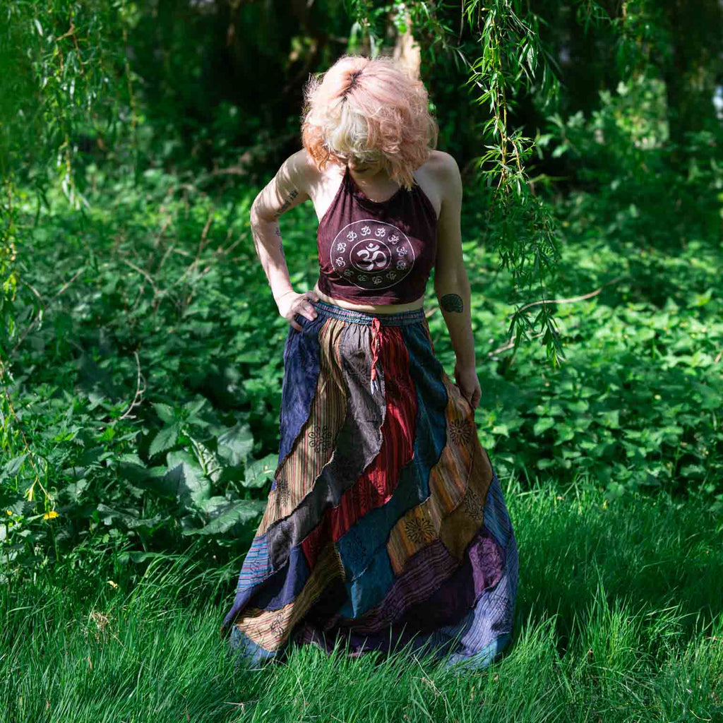 Thamel Patch Skirt-Skirts-Siesta Crafts