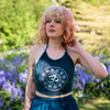 Circle Of Om Halter Neck Top-Tops-Siesta Crafts