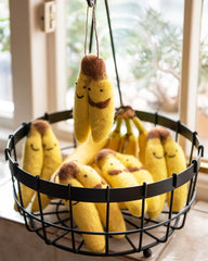 Banana Pair Felt Hanging Decoration-Home Décor-Siesta Crafts