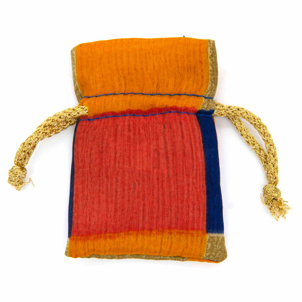 Mini Recycled Sari Jewellery Pouch-Bags & Purses-Siesta Crafts
