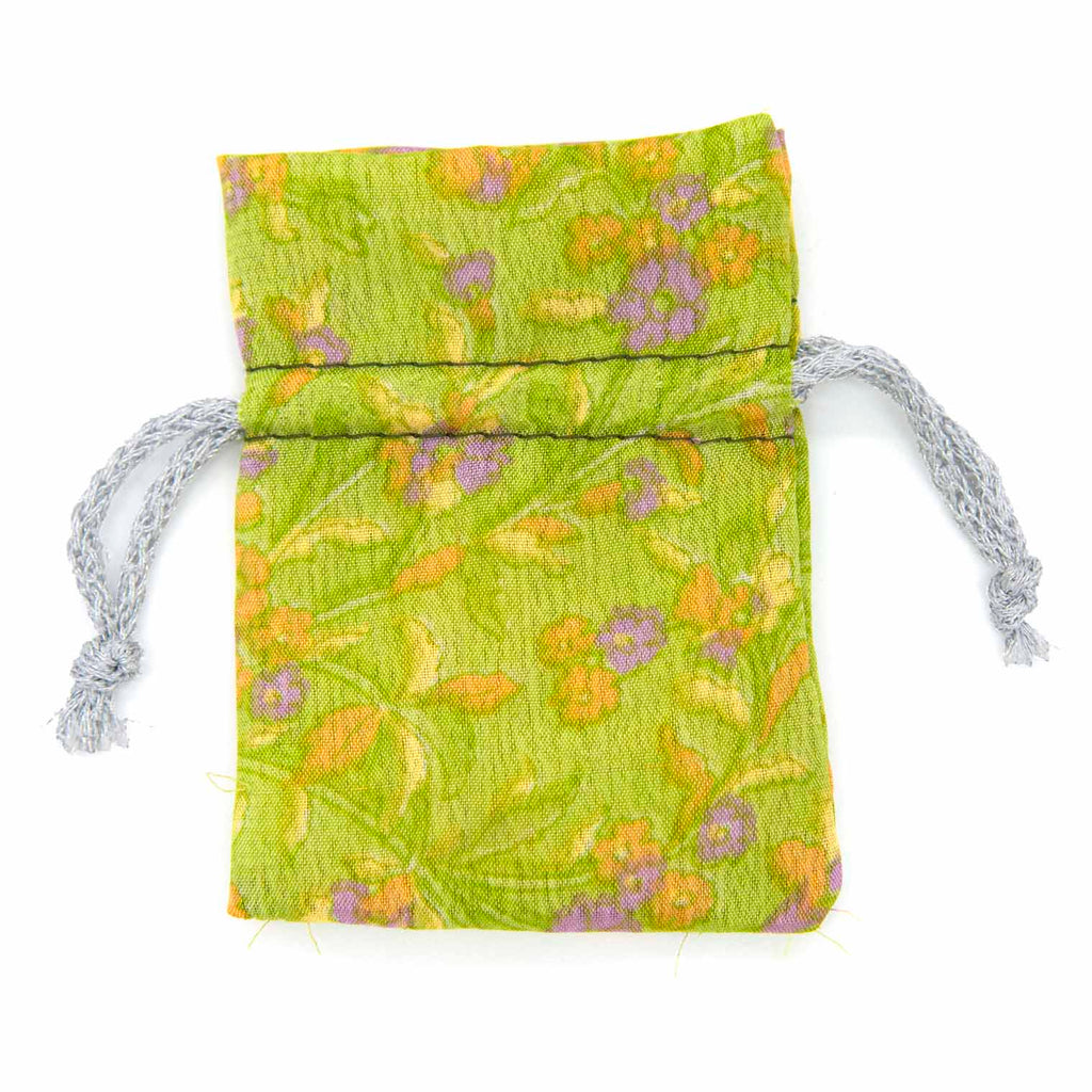 Mini Recycled Sari Jewellery Pouch-Bags & Purses-Siesta Crafts
