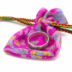 Mini Recycled Sari Jewellery Pouch-Bags & Purses-Siesta Crafts