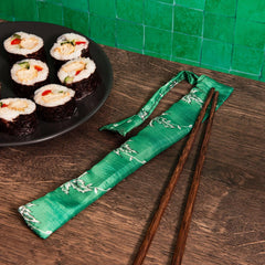 Recycled Sari Chopstick Pouch-Bags & Purses-Siesta Crafts