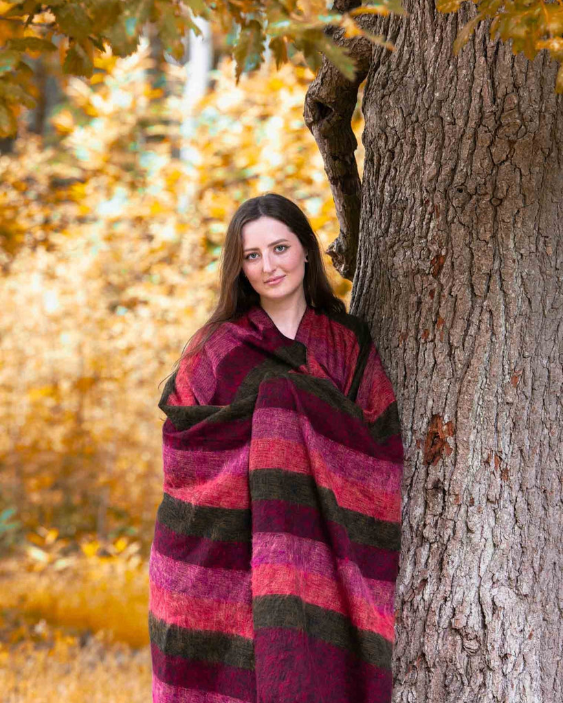 Scarf Poncho Cape-Coats, Jackets & Ponchos-Siesta Crafts