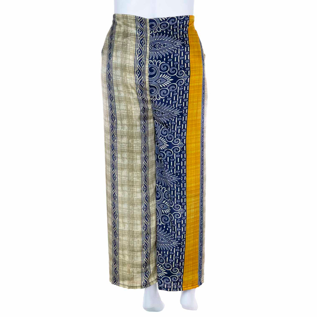 Recycled Sari Wrap Trousers-Trousers-Siesta Crafts
