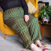 Drawstring Recycled Sari Trousers-Trousers-Siesta Crafts