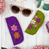 Flower Felt Glasses Case-Bags & Purses-Siesta Crafts