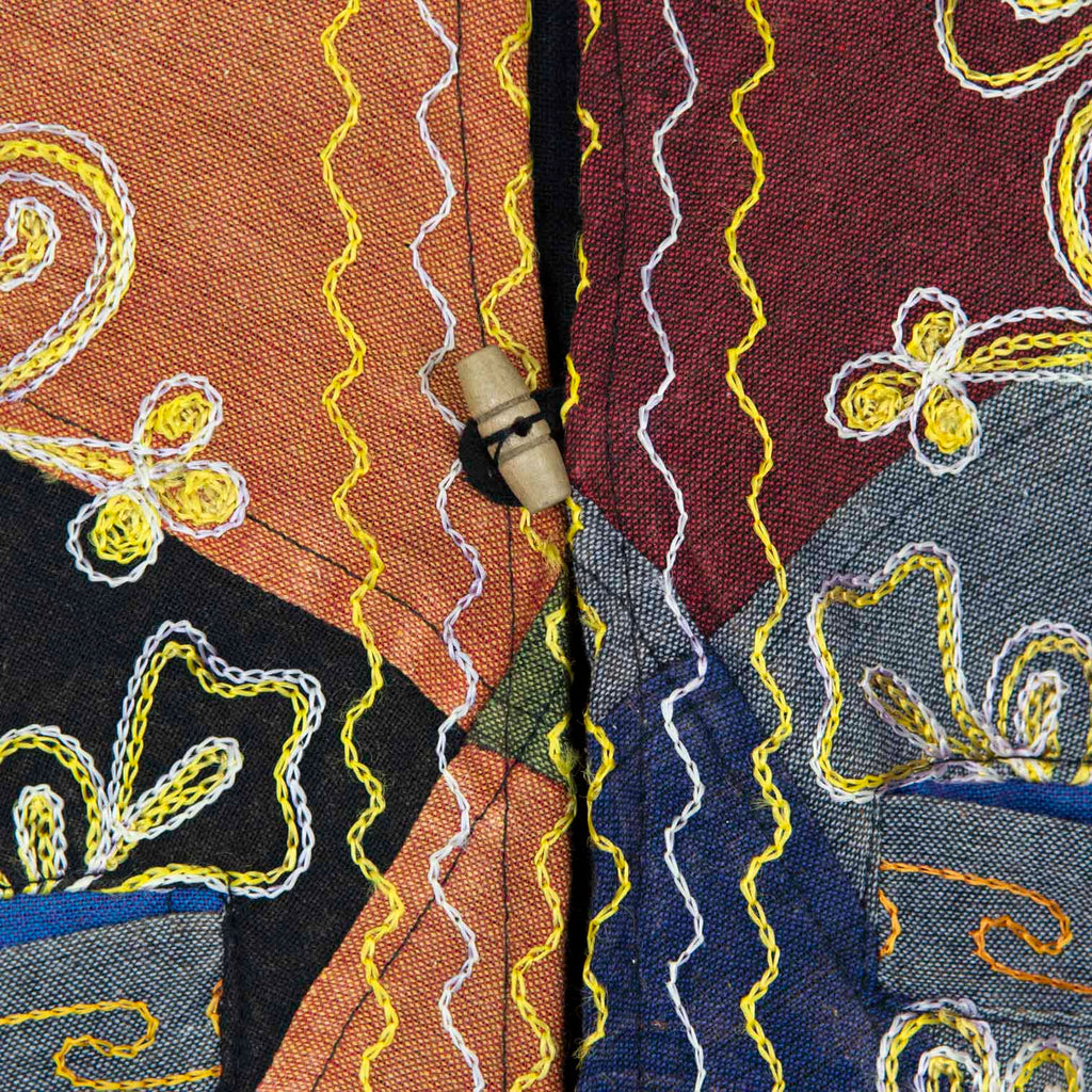 Aari Embroidered Waistcoat-Coats, Jackets & Ponchos-Siesta Crafts