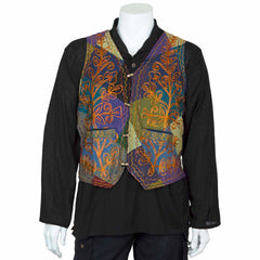Aari Embroidered Waistcoat-Coats, Jackets & Ponchos-Siesta Crafts
