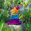Collapsible Rainbow Witch Felt Hat-Hats-Siesta Crafts