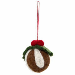 Pudding Felt Christmas Decoration-Home Décor-Siesta Crafts