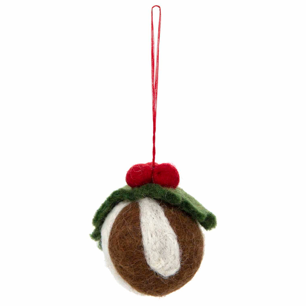 Pudding Felt Christmas Decoration-Home Décor-Siesta Crafts