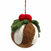 Pudding Felt Christmas Decoration-Home Décor-Siesta Crafts