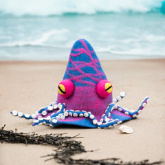 Octopus Felt Hat-Hats-Siesta Crafts
