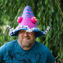 Octopus Felt Hat-Hats-Siesta Crafts