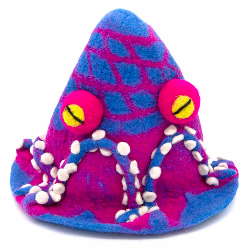 Octopus Felt Hat-Hats-Siesta Crafts